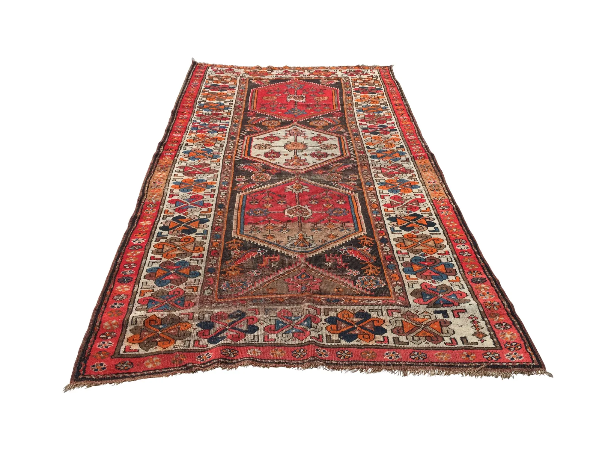 1940s Persian Runner Rug - 55" x 100" - ON HOLD