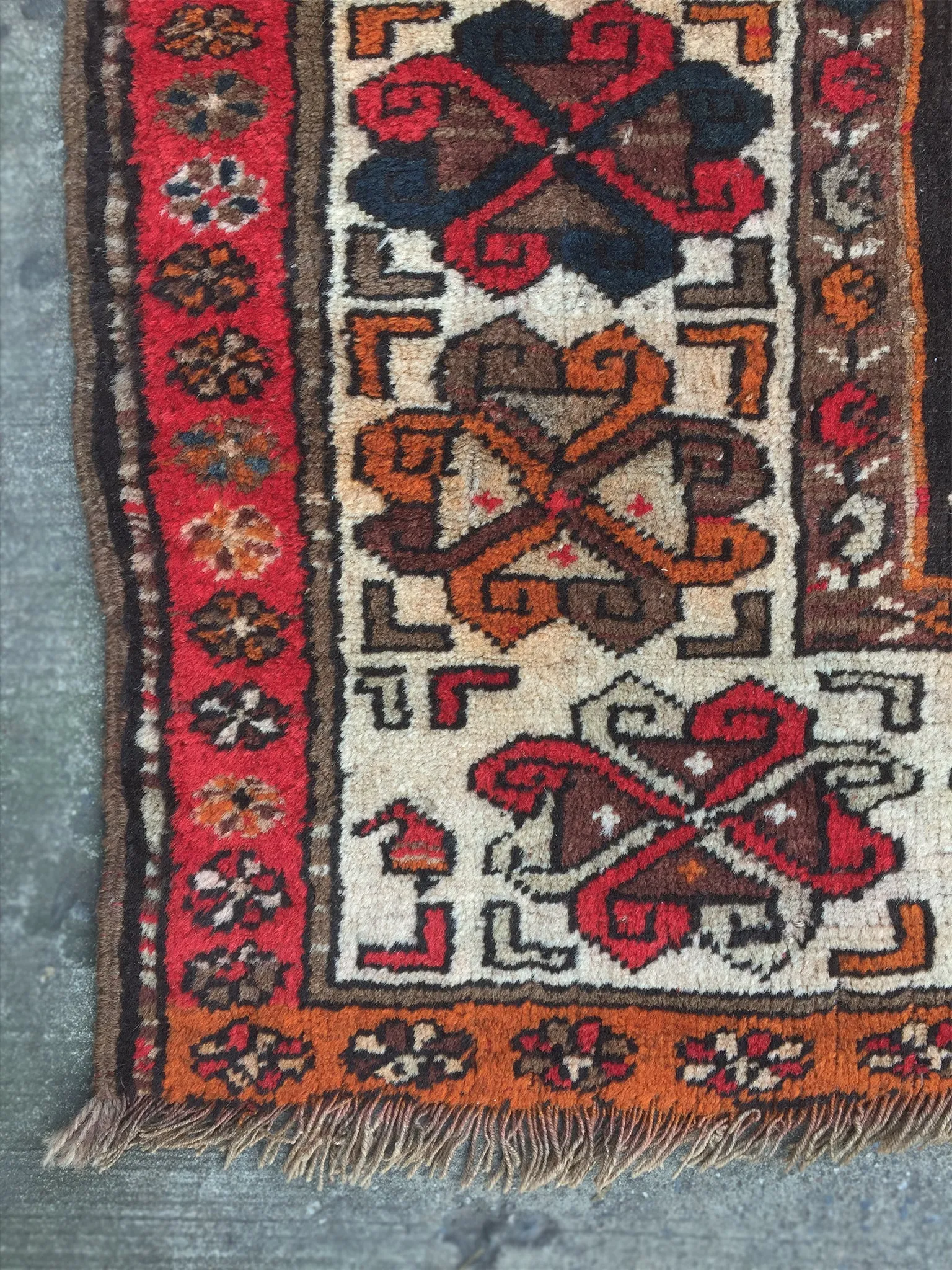 1940s Persian Runner Rug - 55" x 100" - ON HOLD