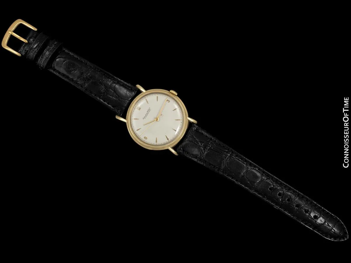 1947 IWC Vintage Mens Large Handwound Dress Watch, Caliber 60 - 18K Gold