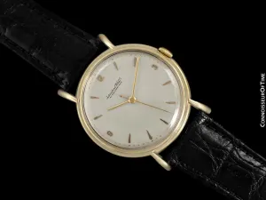 1947 IWC Vintage Mens Large Handwound Dress Watch, Caliber 60 - 18K Gold