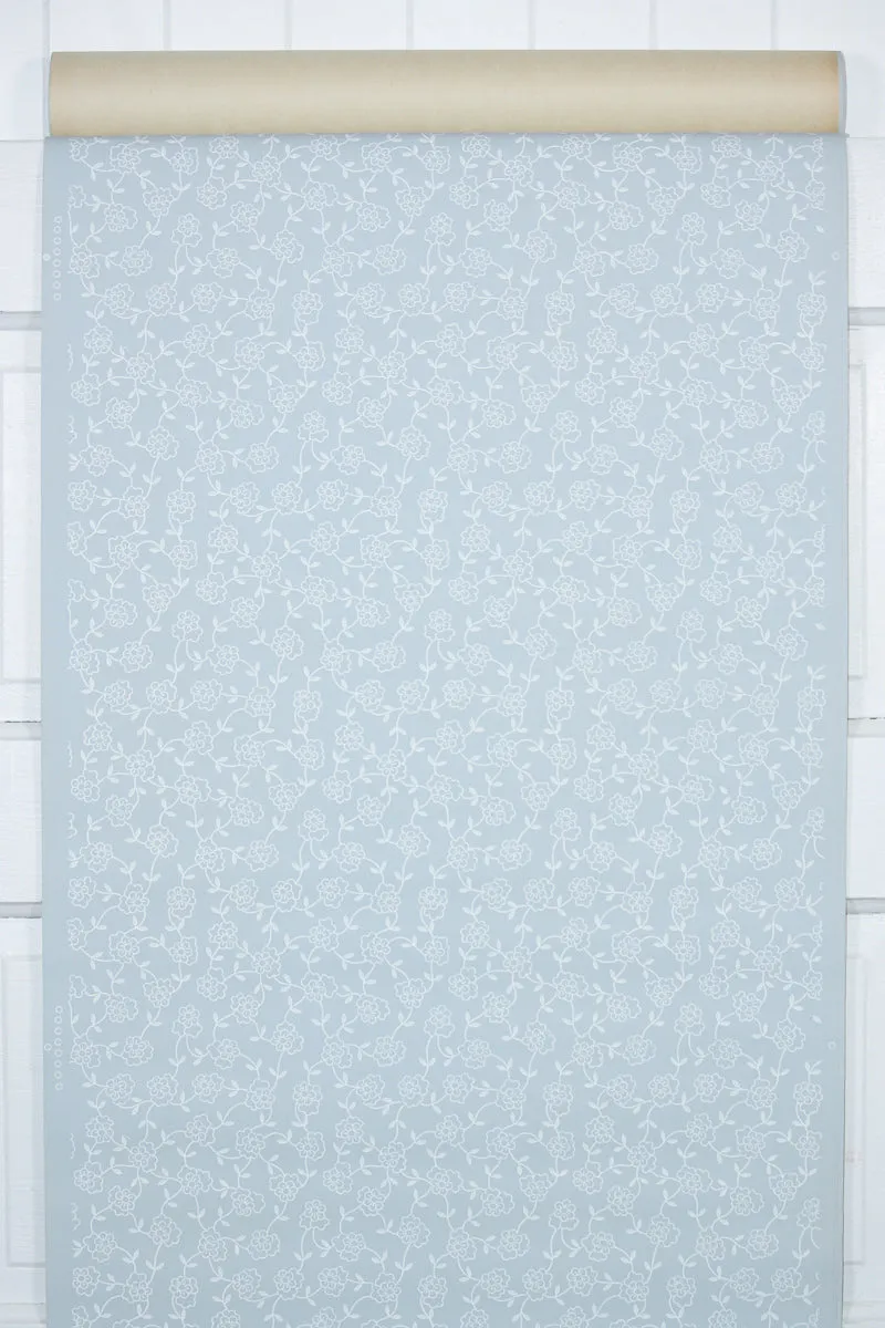 1950s Floral Vintage Wallpaper
