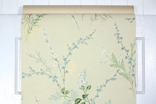 1950s Floral Vintage Wallpaper