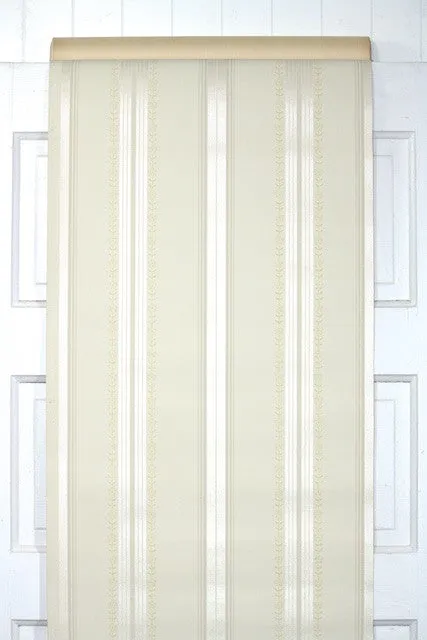 1950s Stripe Vintage Wallpaper