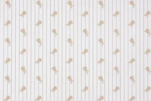 1980s Floral Vintage Wallpaper