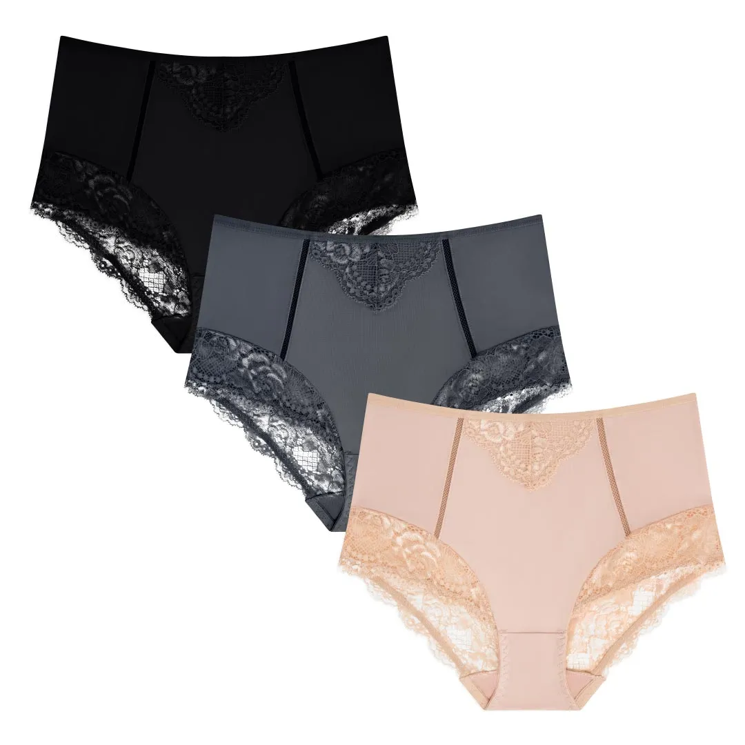 3 Pack Shaping Butterfly Briefs