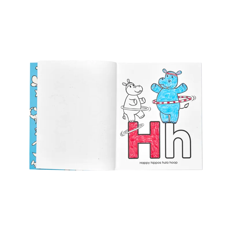 ABC: Amazing Animals Toddler Coloring Book