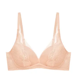 Aqua Shan Wired Push Up Deep V Bra