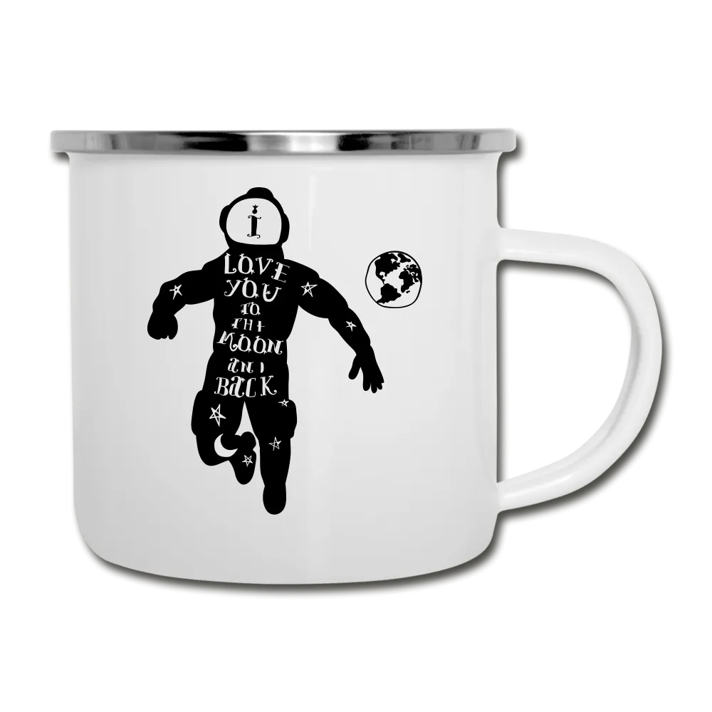 Astronaut Metal Enamel Camper Mug