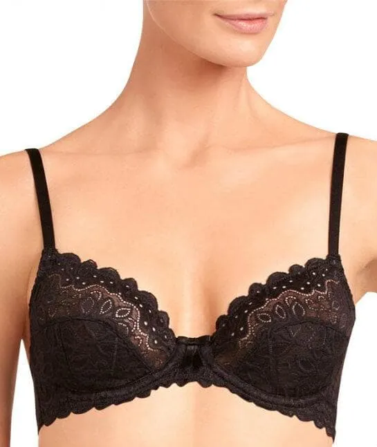 Bendon Yvette Lace Underwire Bra - Black