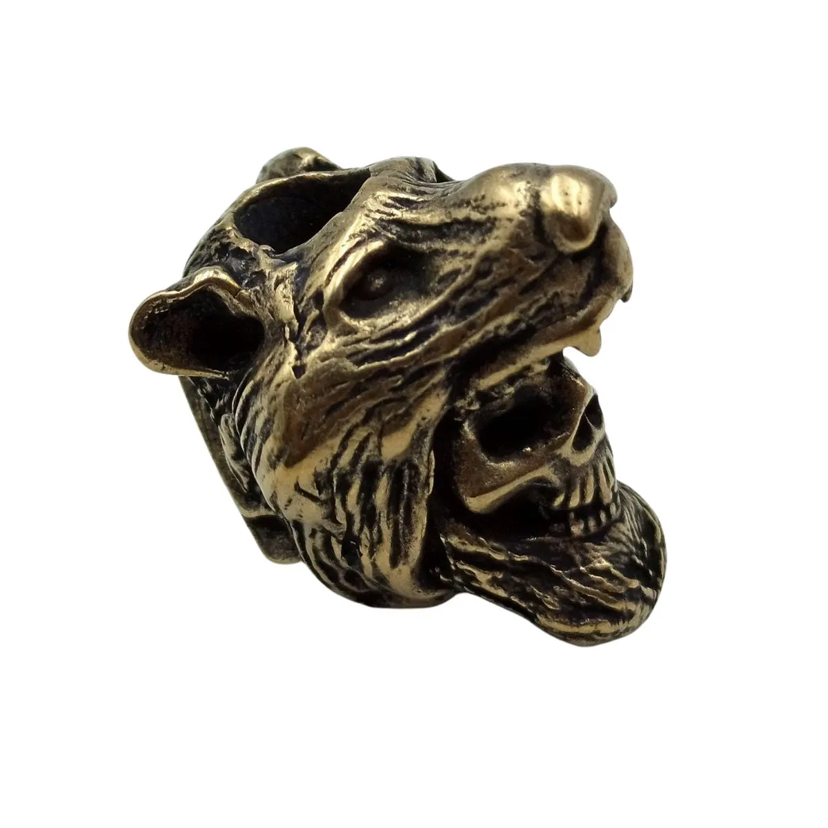 Berserker skull paracord bead