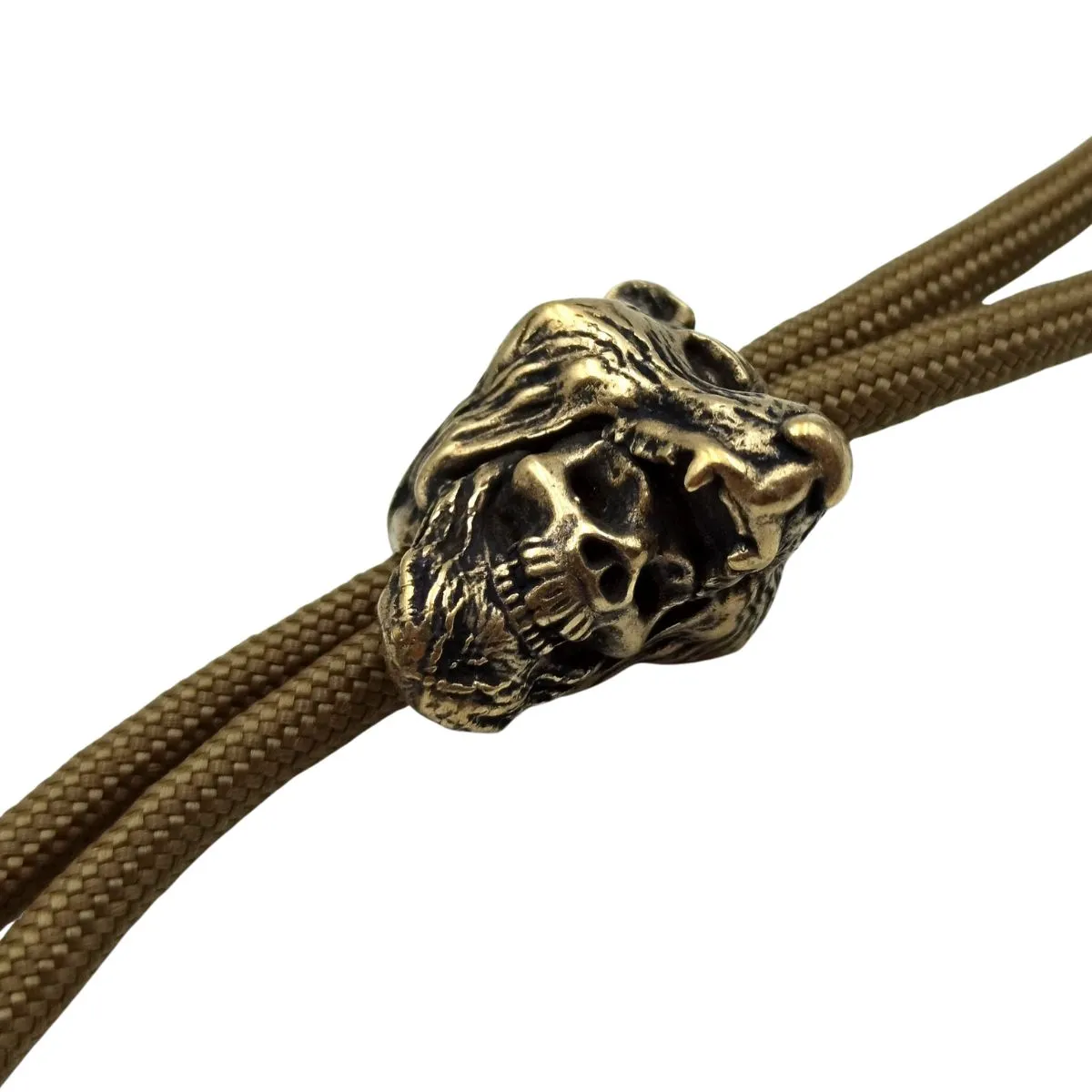 Berserker skull paracord bead