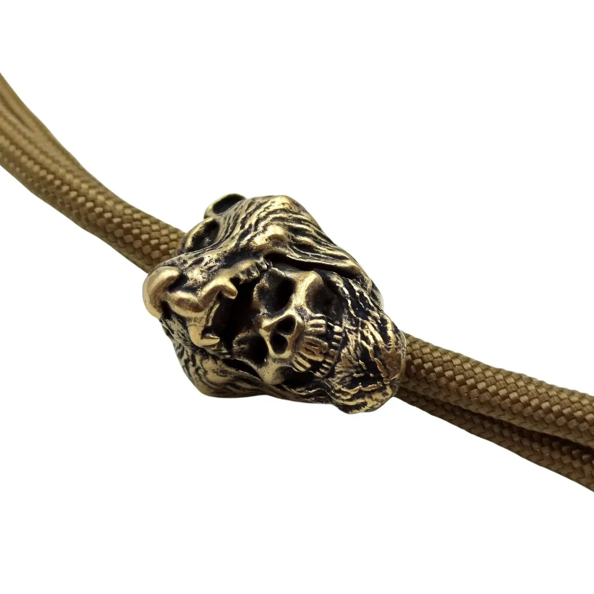 Berserker skull paracord bead