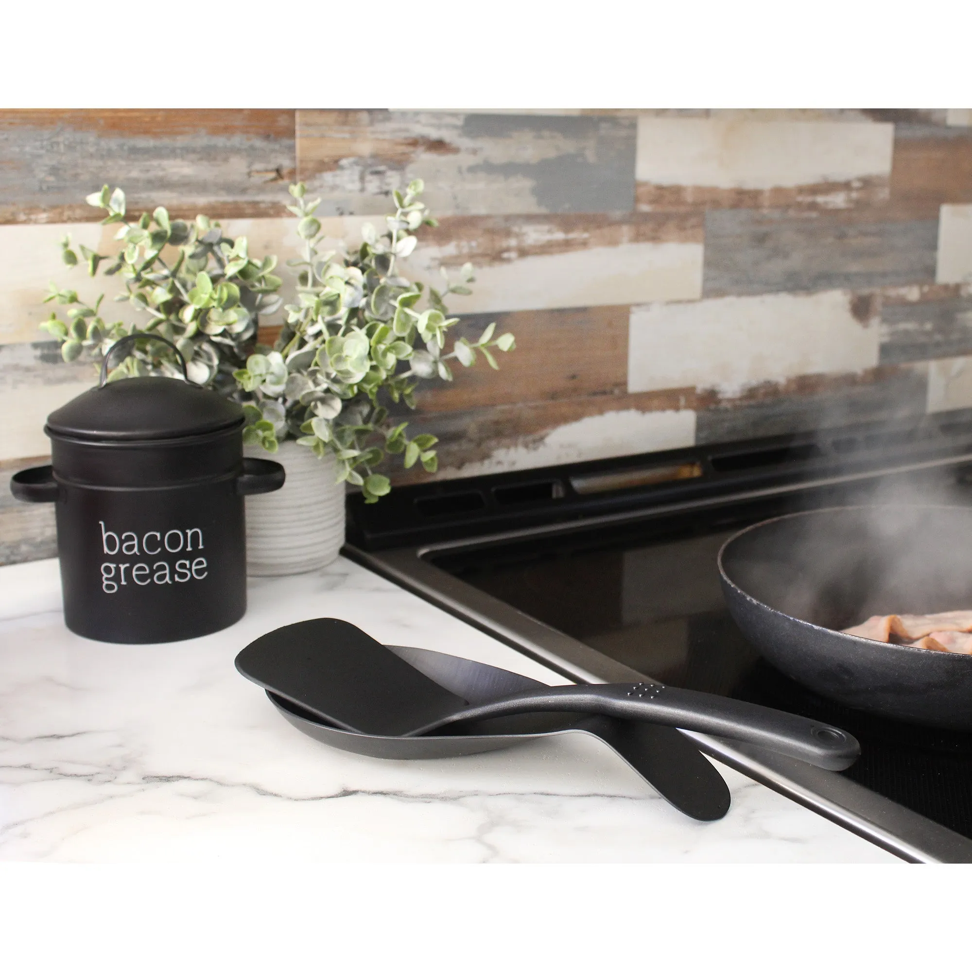 Black Farmhouse Bacon Grease Container (Case of 36)