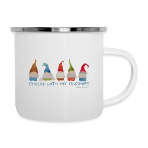 Chillin With My Gnomies Camper Mug