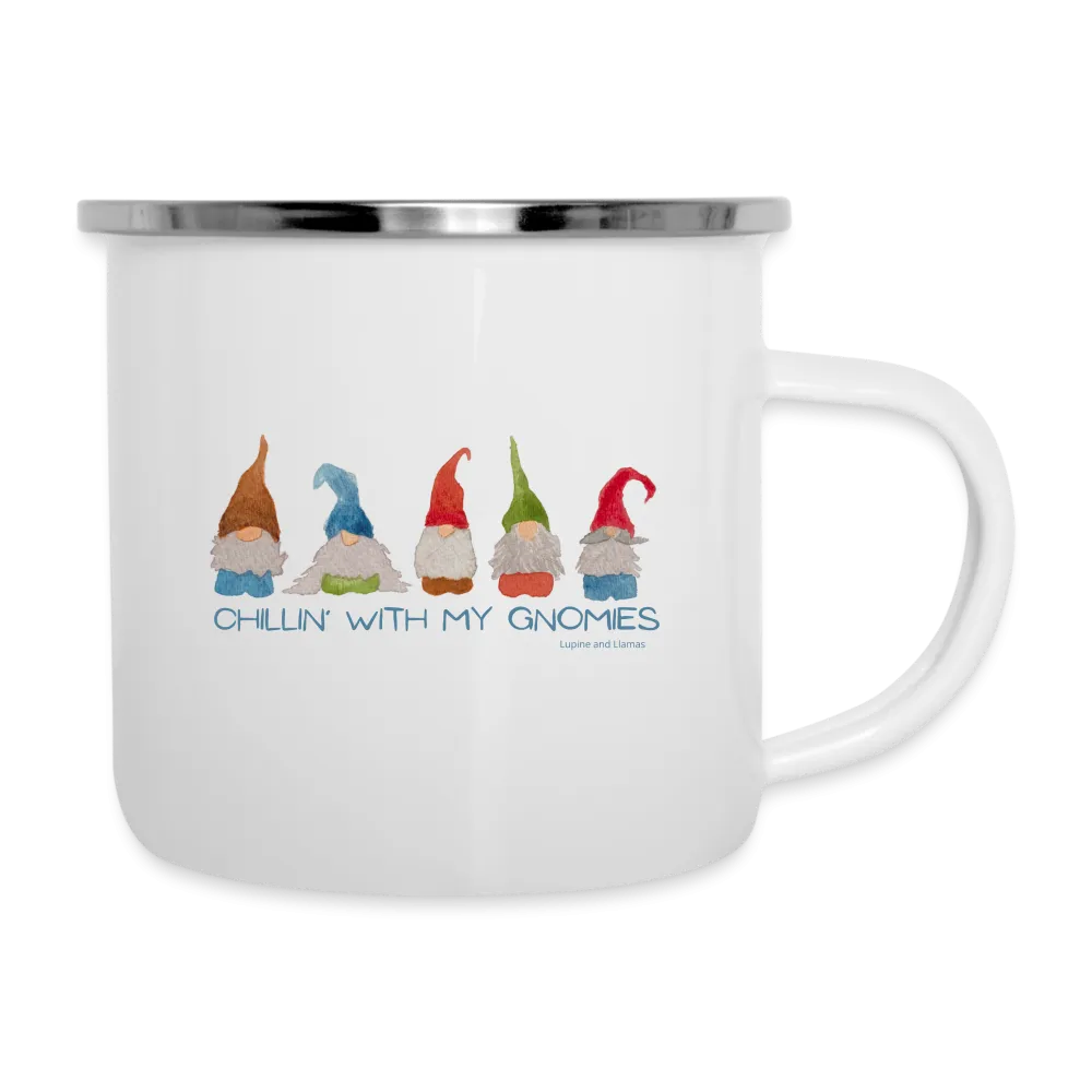 Chillin With My Gnomies Camper Mug