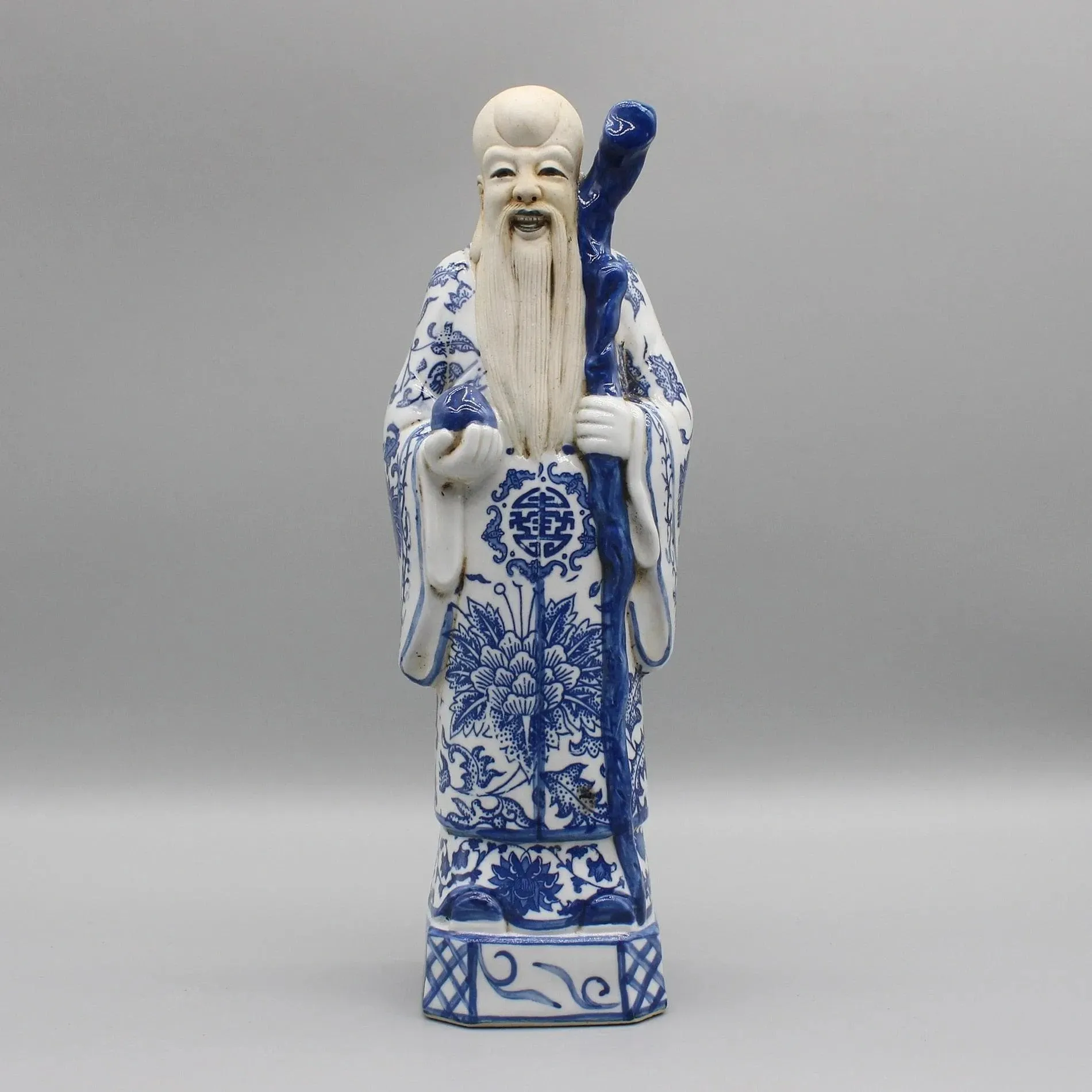 Chinese Gods Hand Painted Ceramic Figurines