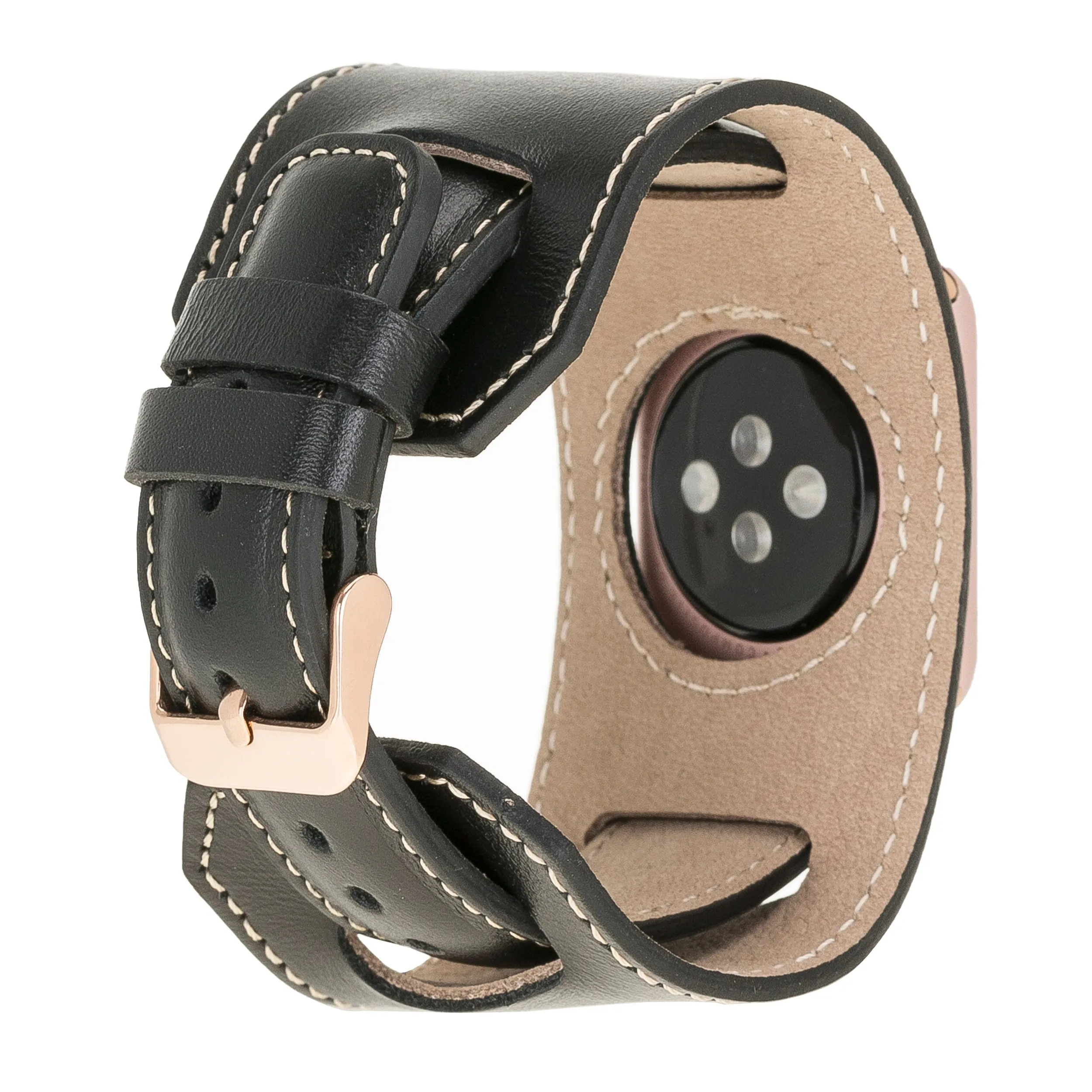 Cuff Leather Fitbit Versa Watch Band