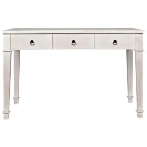 Curba Desk, White Wash