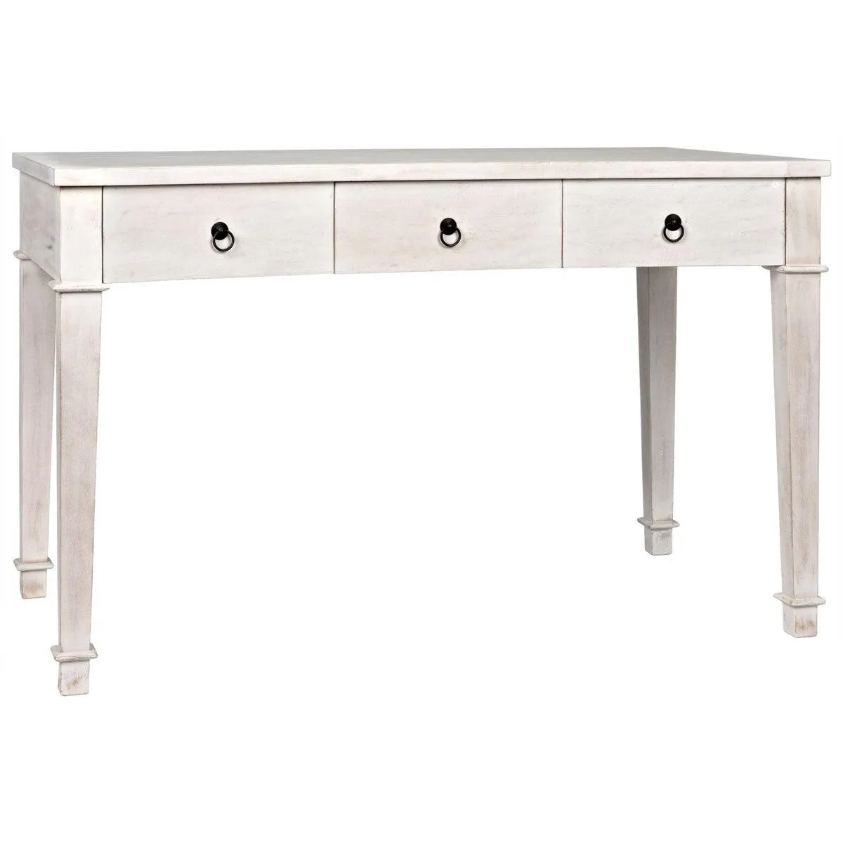 Curba Desk, White Wash