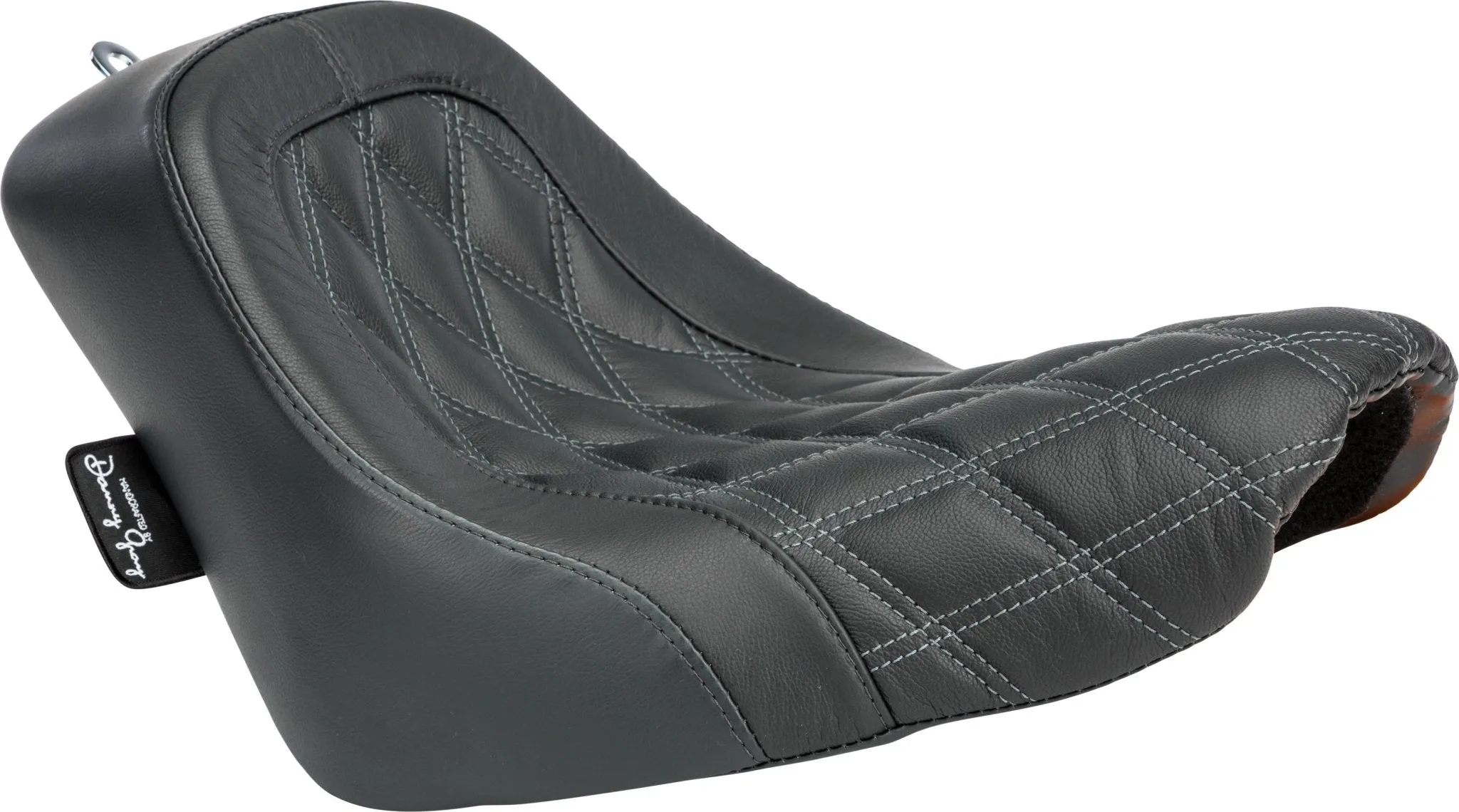 Danny Gray 21-201DIA Weekday Solo Seat - Double Diamond Stitch With Charcoal Gray Thread