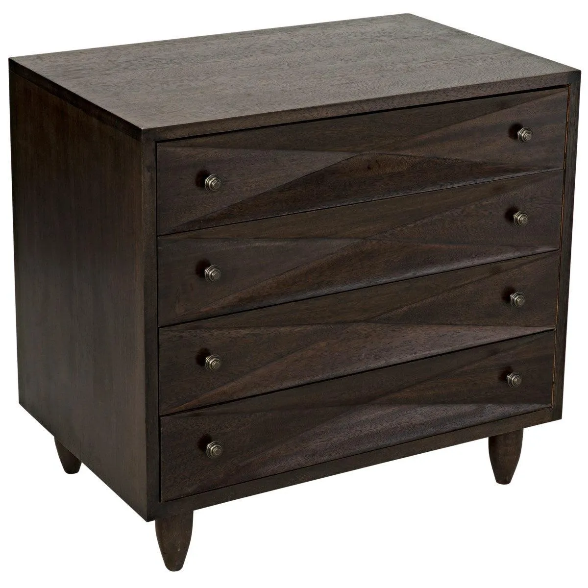 Diamond Chest, Ebony Walnut