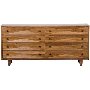 Diamond Double Chest, Dark Walnut