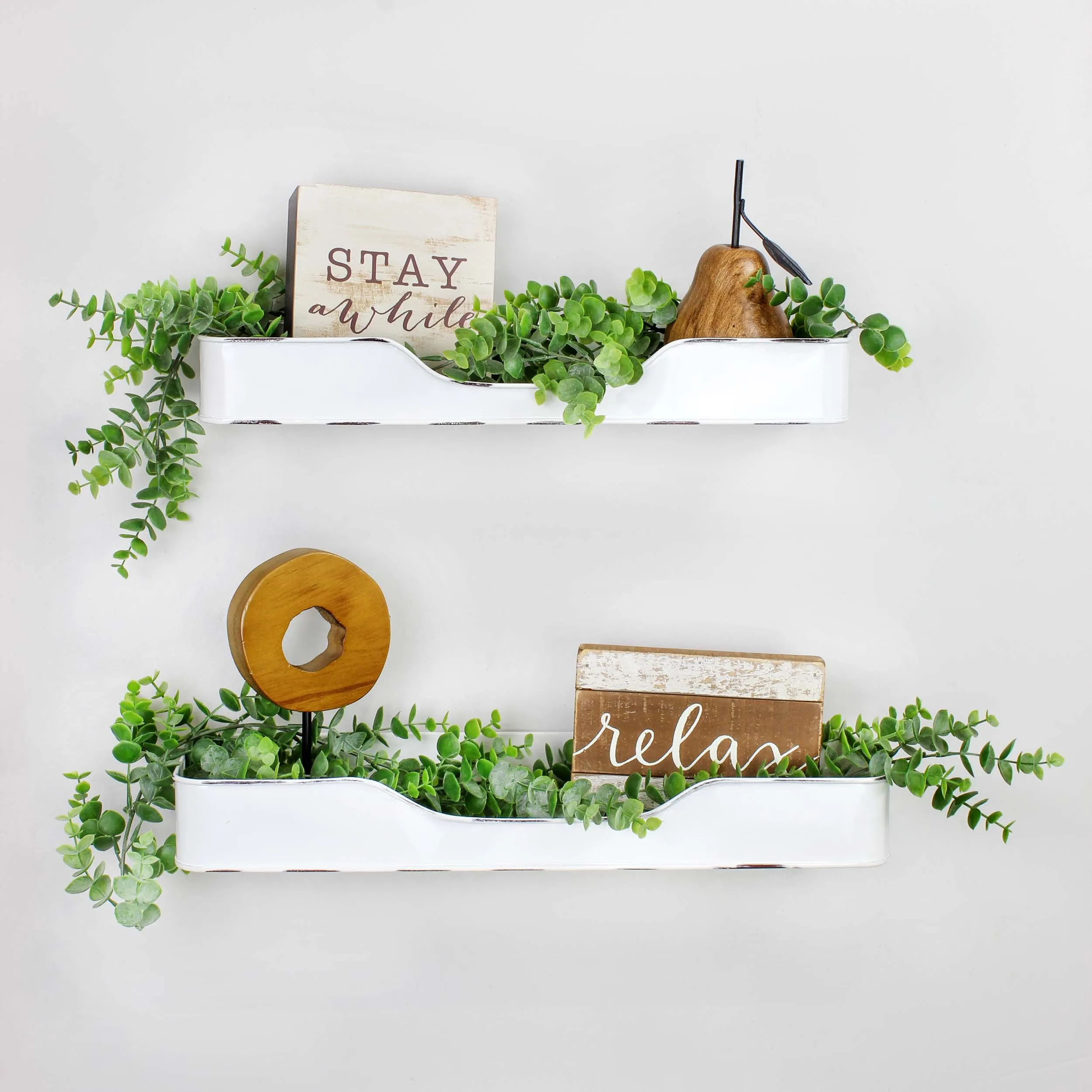 Enamel Tray Shelves (Case of 6 Sets)