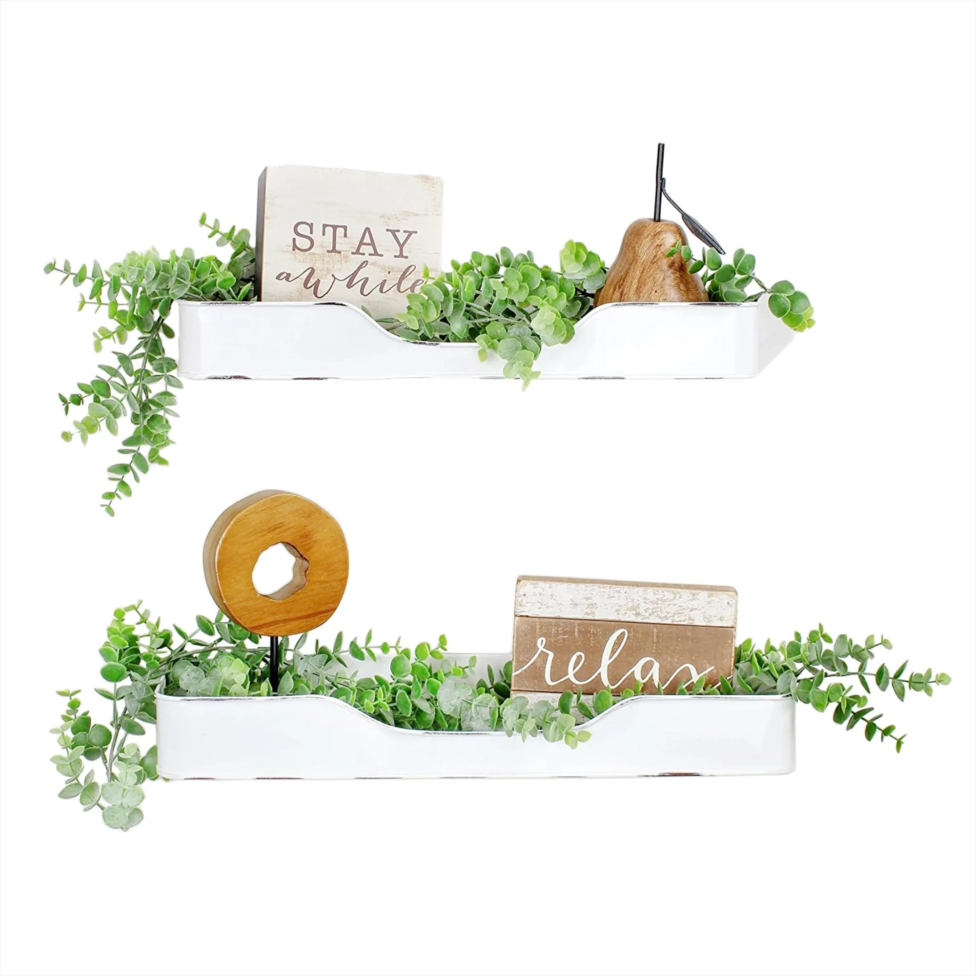 Enamel Tray Shelves (Case of 6 Sets)