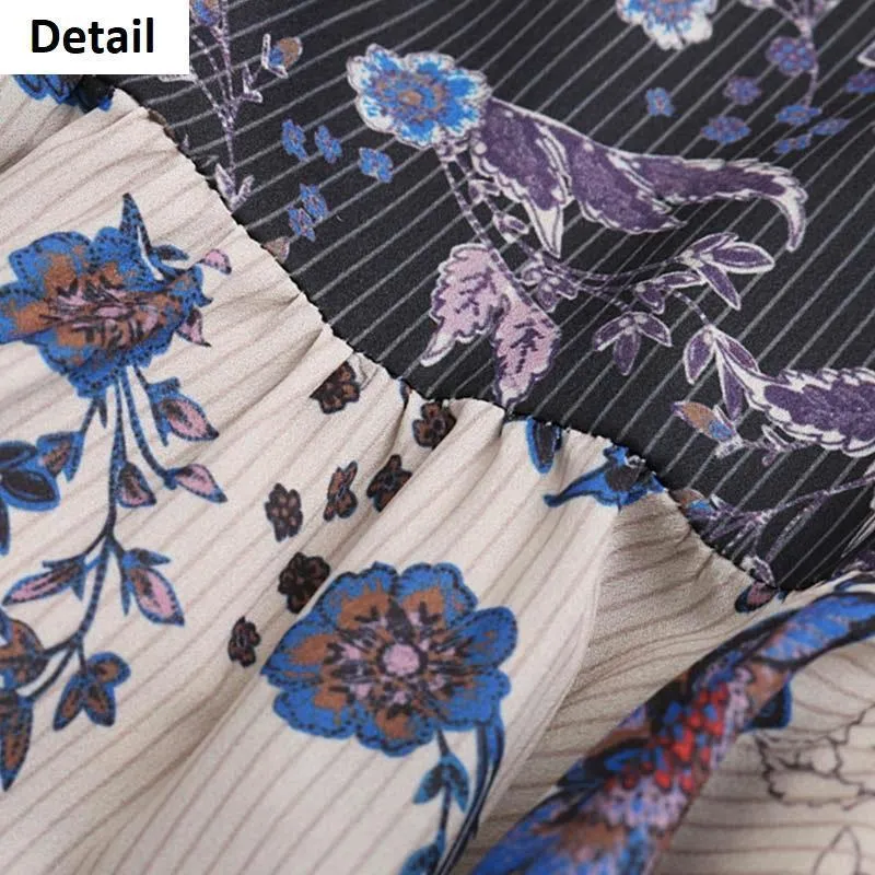 Floral Ruffled Skirt