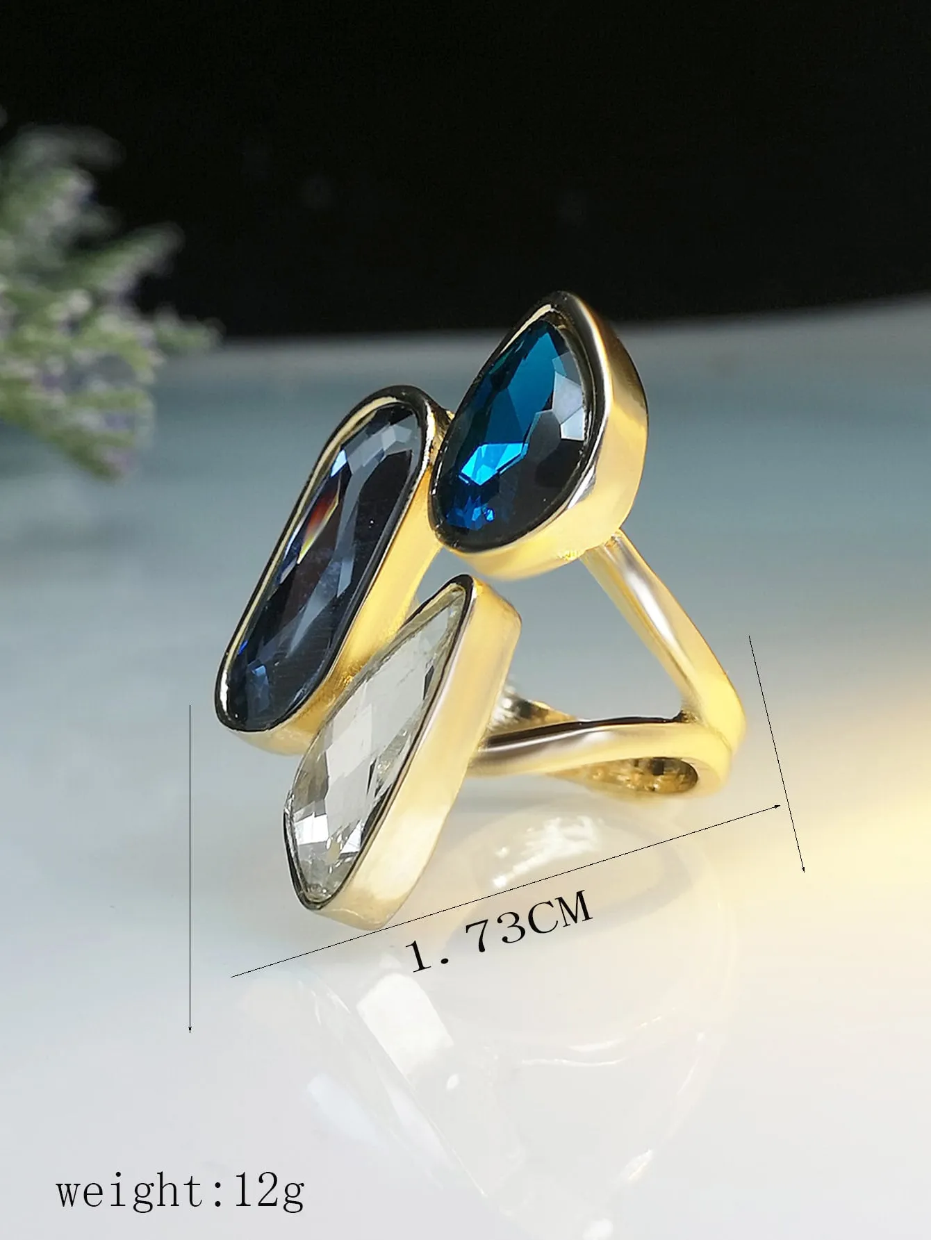 Gemstone Decor Ring