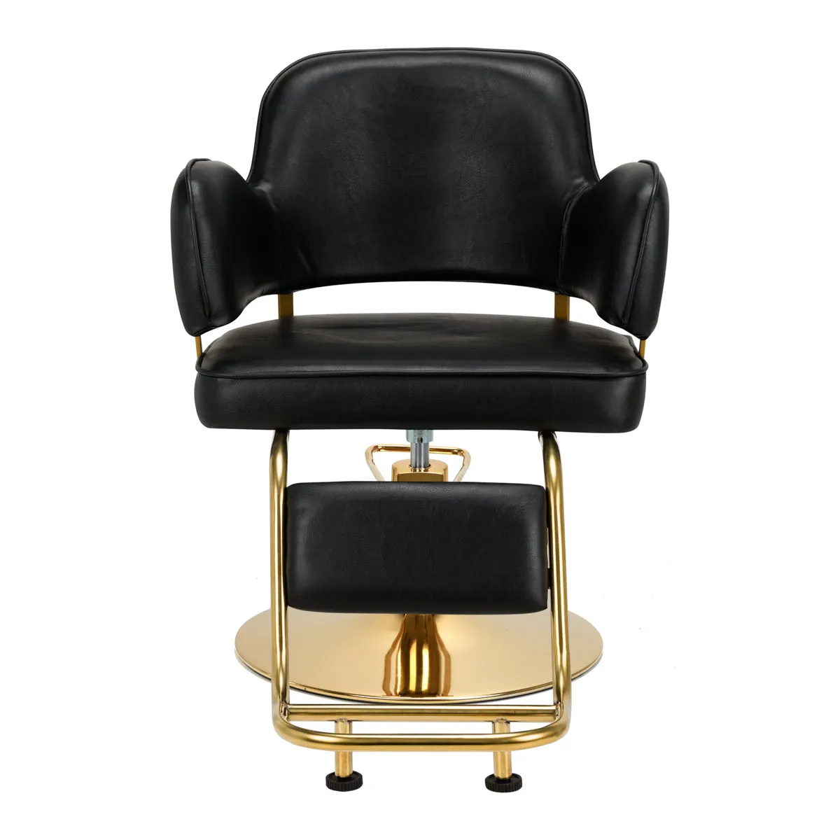 Hair System hairdressing chair Linz gold black