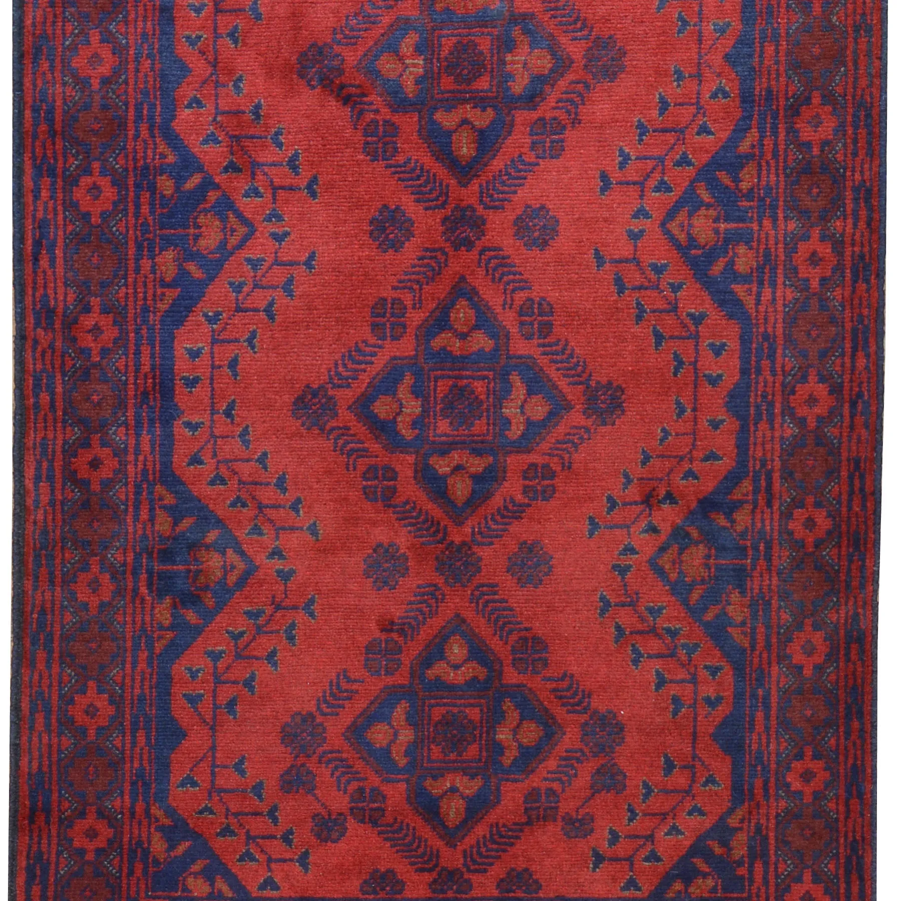 Hand-Knotted Afghan khal Mohammadi Handmade 100% Wool Rug (Size 2.7 X 4.1) Cwral-7788