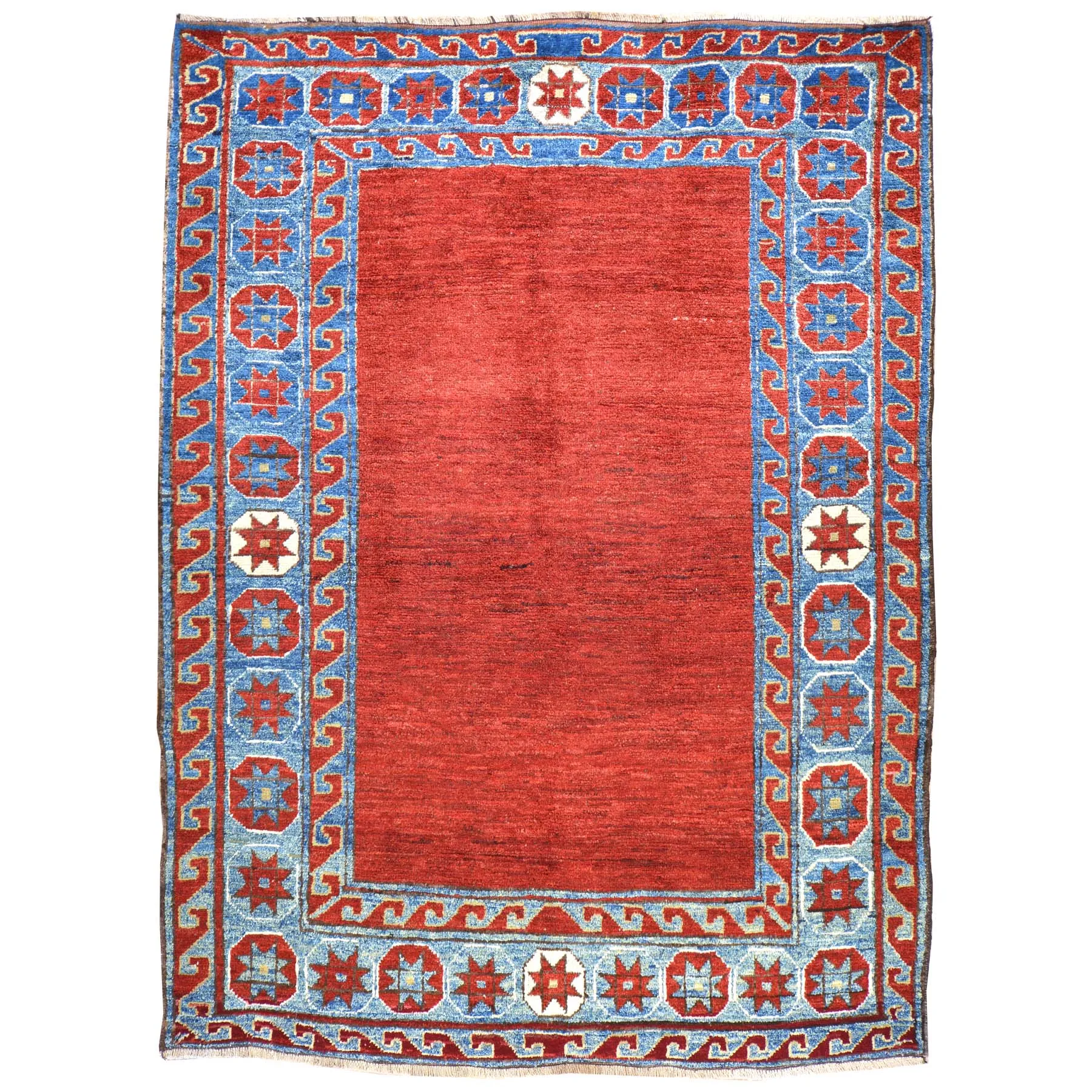 Hand-Knotted Tribal Gabbeh Design Handmade Wool Rug (Size 5.0 X 6.9) Brral-4821