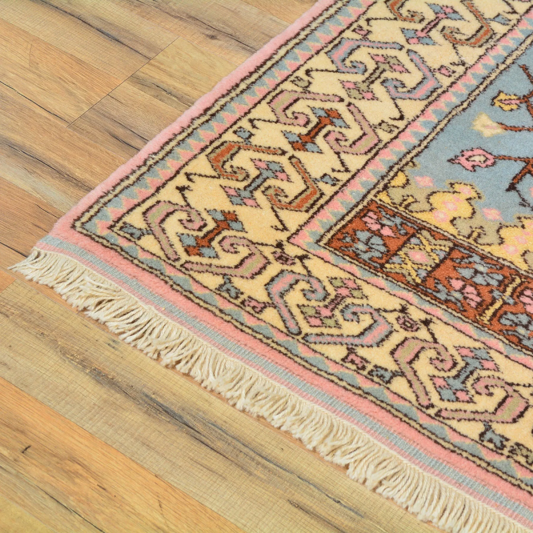 Hand-Knotted Turkish Tribal Handmade Wool Rug (Size 3.1 X 4.8) Cwral-7794