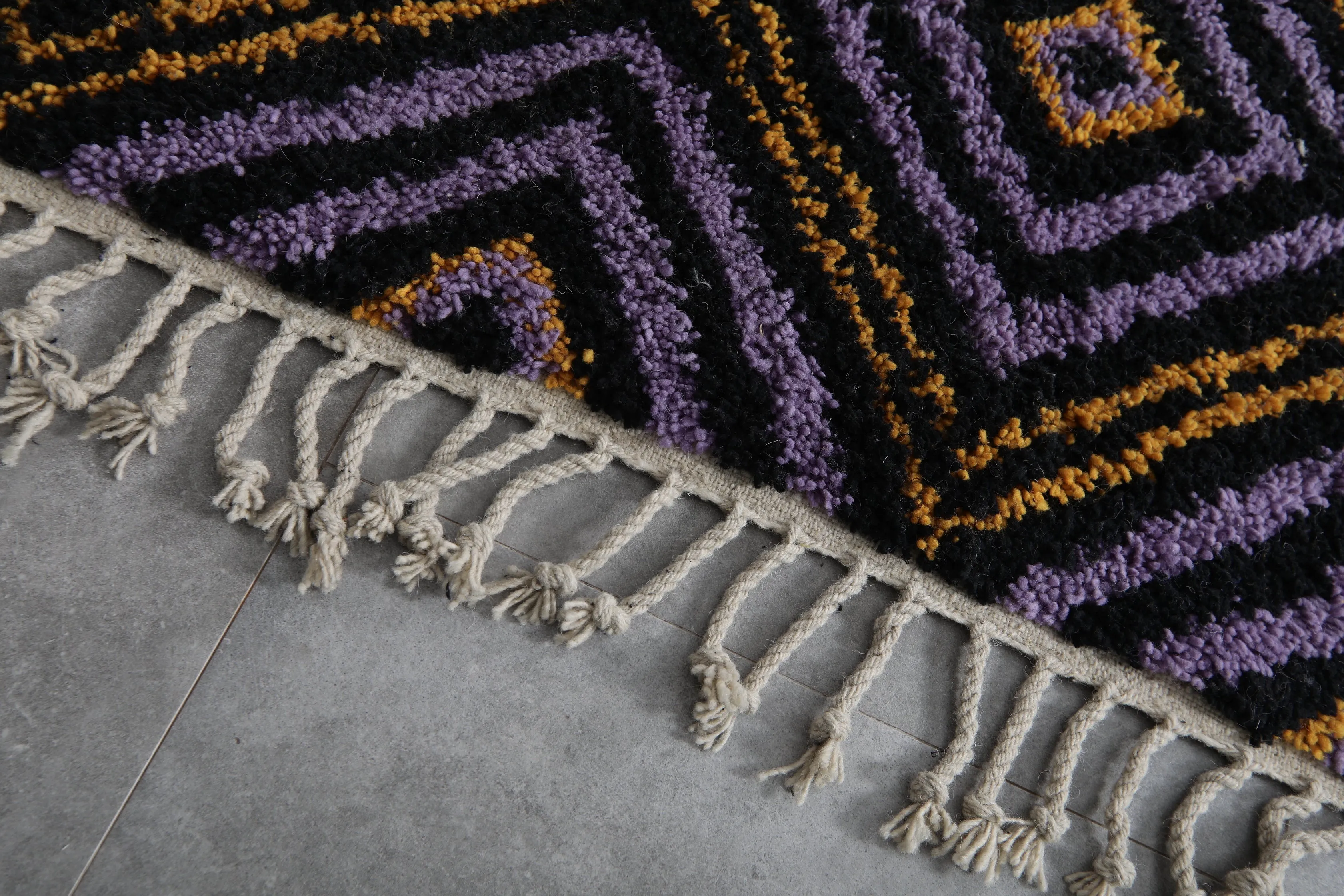 Handmade berber rug - Moroccan area rug - Beige Custom Rug