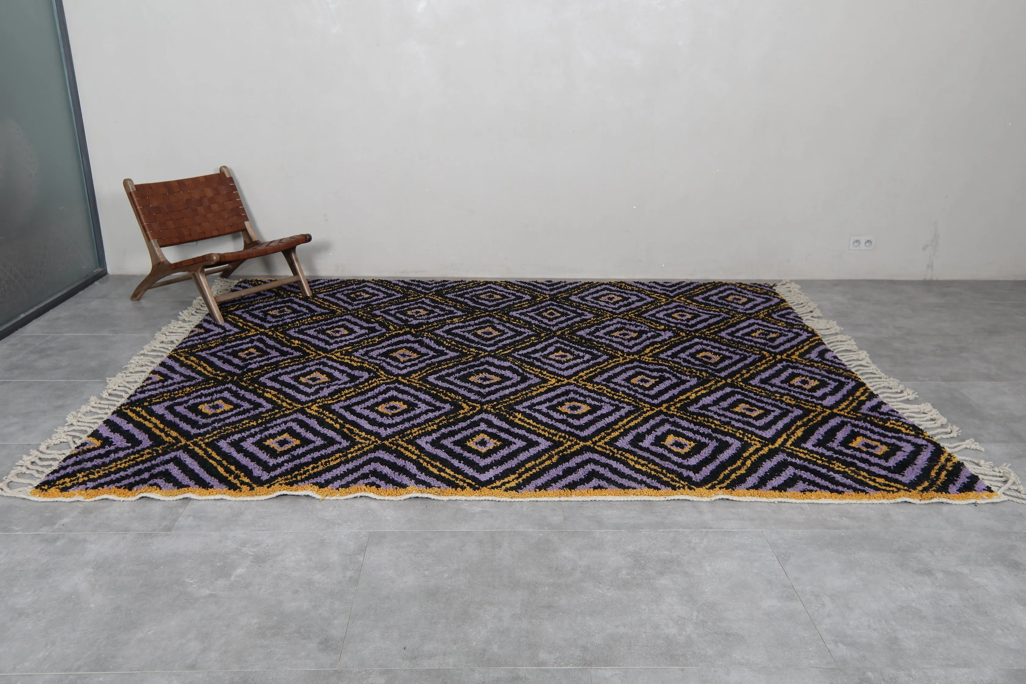 Handmade berber rug - Moroccan area rug - Beige Custom Rug