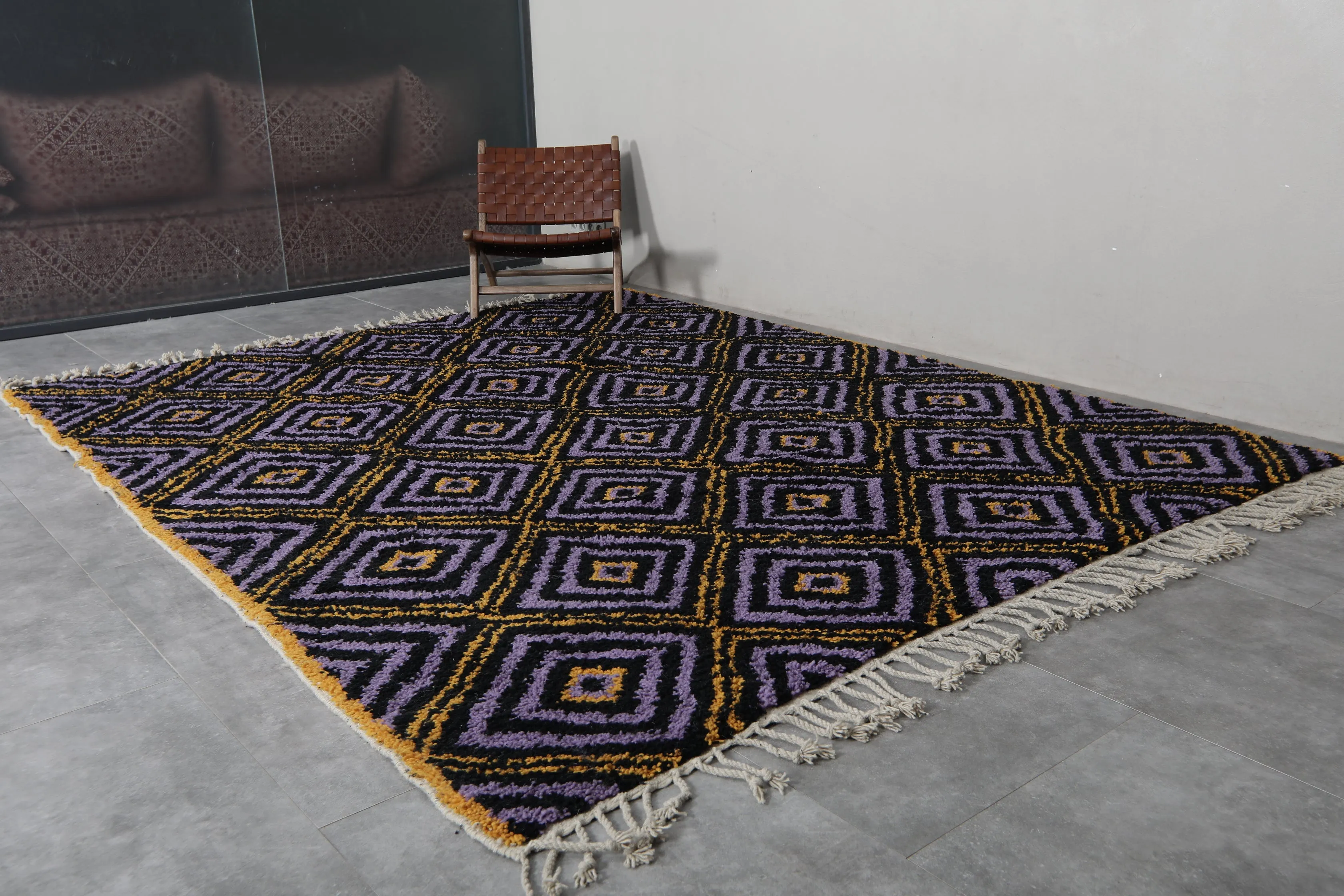 Handmade berber rug - Moroccan area rug - Beige Custom Rug
