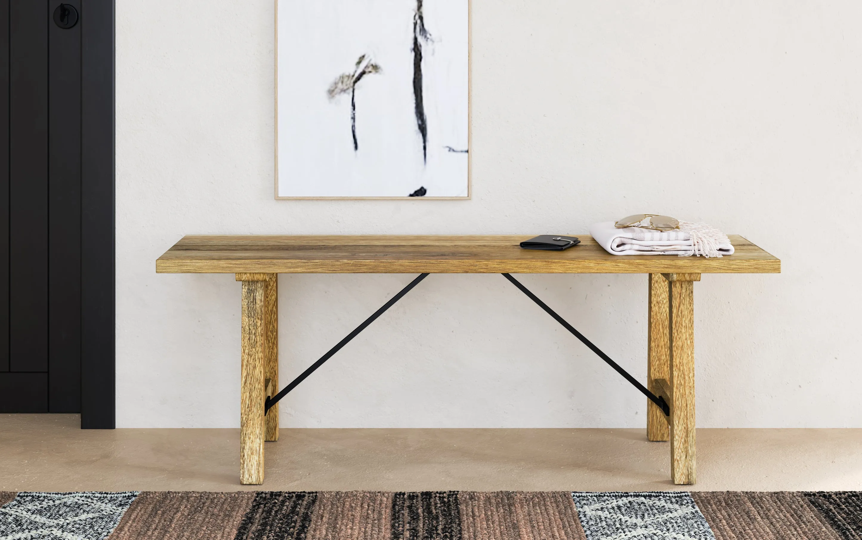 Harvey Bench in Mango