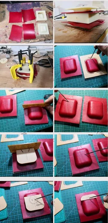 Holster  for Airpods Earphone Protective Case Shaping  Cold Compression Molding To Send Acrylic Template 70x52x30mm