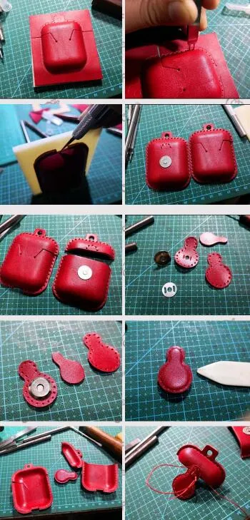 Holster  for Airpods Earphone Protective Case Shaping  Cold Compression Molding To Send Acrylic Template 70x52x30mm