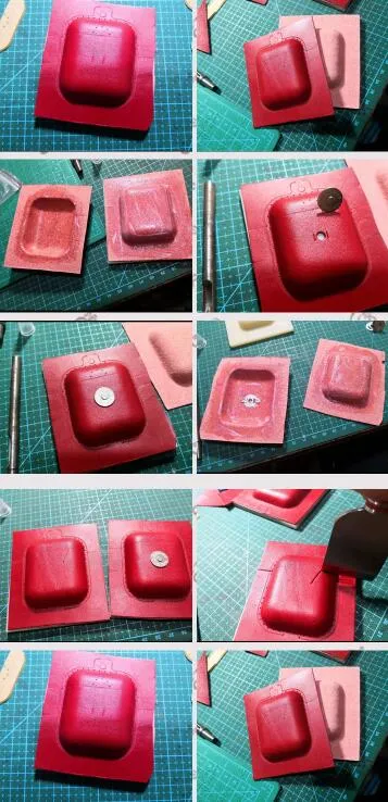 Holster  for Airpods Earphone Protective Case Shaping  Cold Compression Molding To Send Acrylic Template 70x52x30mm