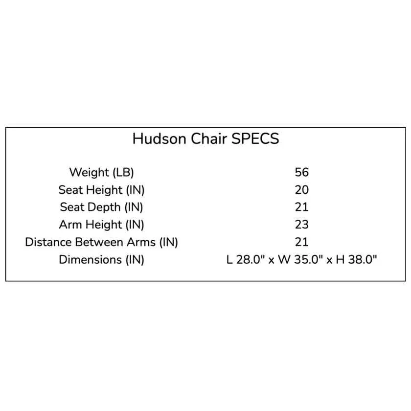 Hudson Leather Chair