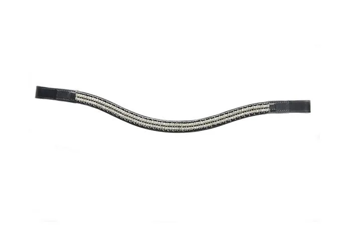 HyCLASS Curved Double Row Diamante Brow Band