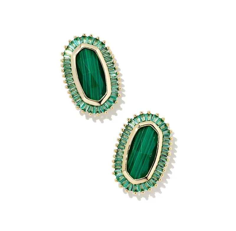 Kendra Scott Baguette Ellie Gold Stud Earrings