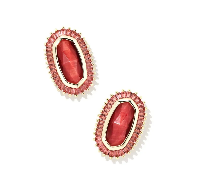 Kendra Scott Baguette Ellie Gold Stud Earrings