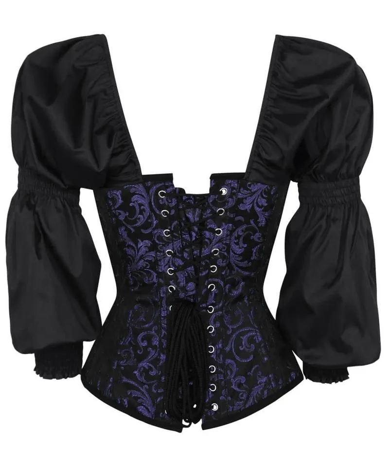 Kseniya Gothic Corset with Attached Sleeve