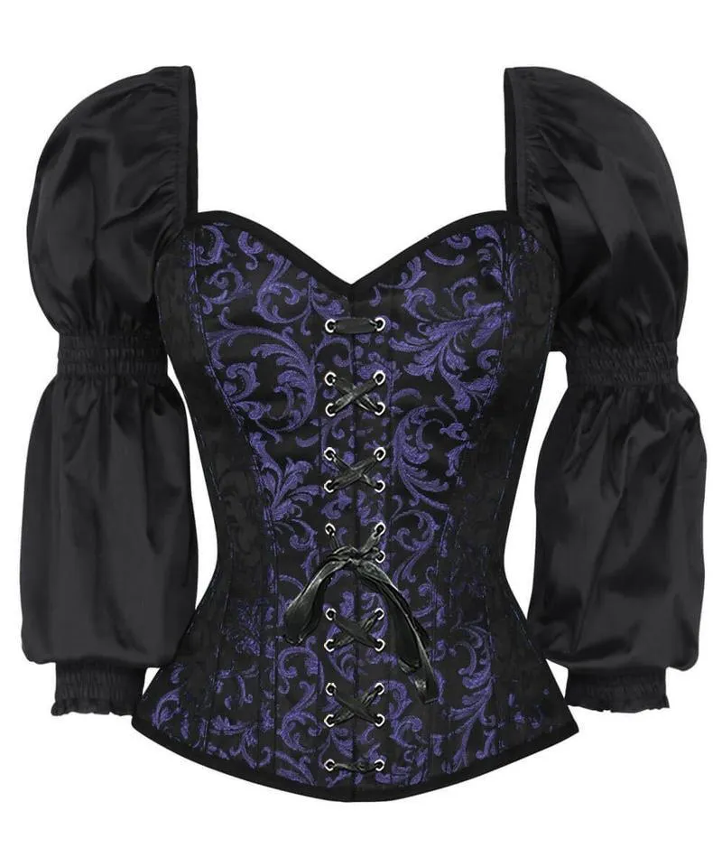Kseniya Gothic Corset with Attached Sleeve