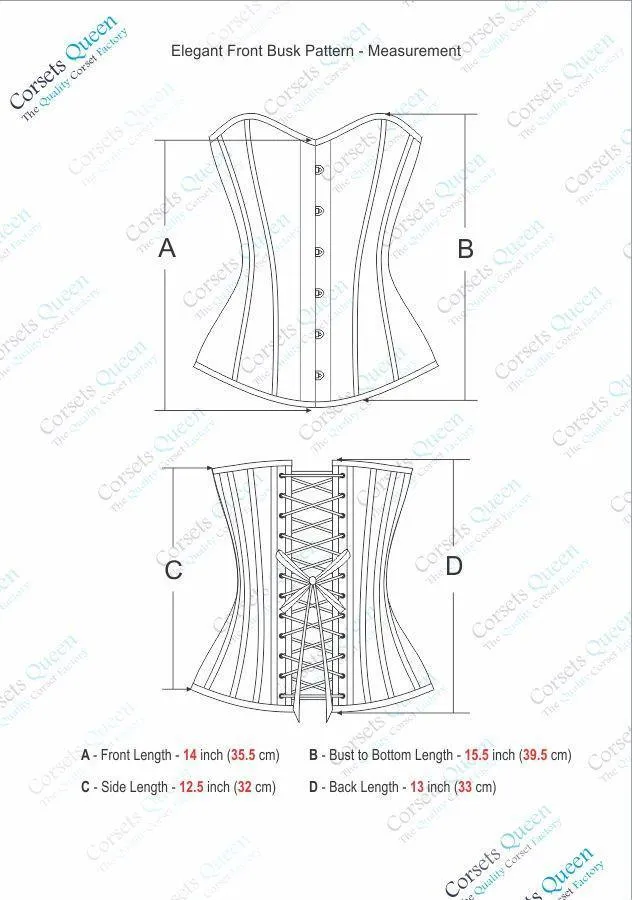 Kseniya Gothic Corset with Attached Sleeve