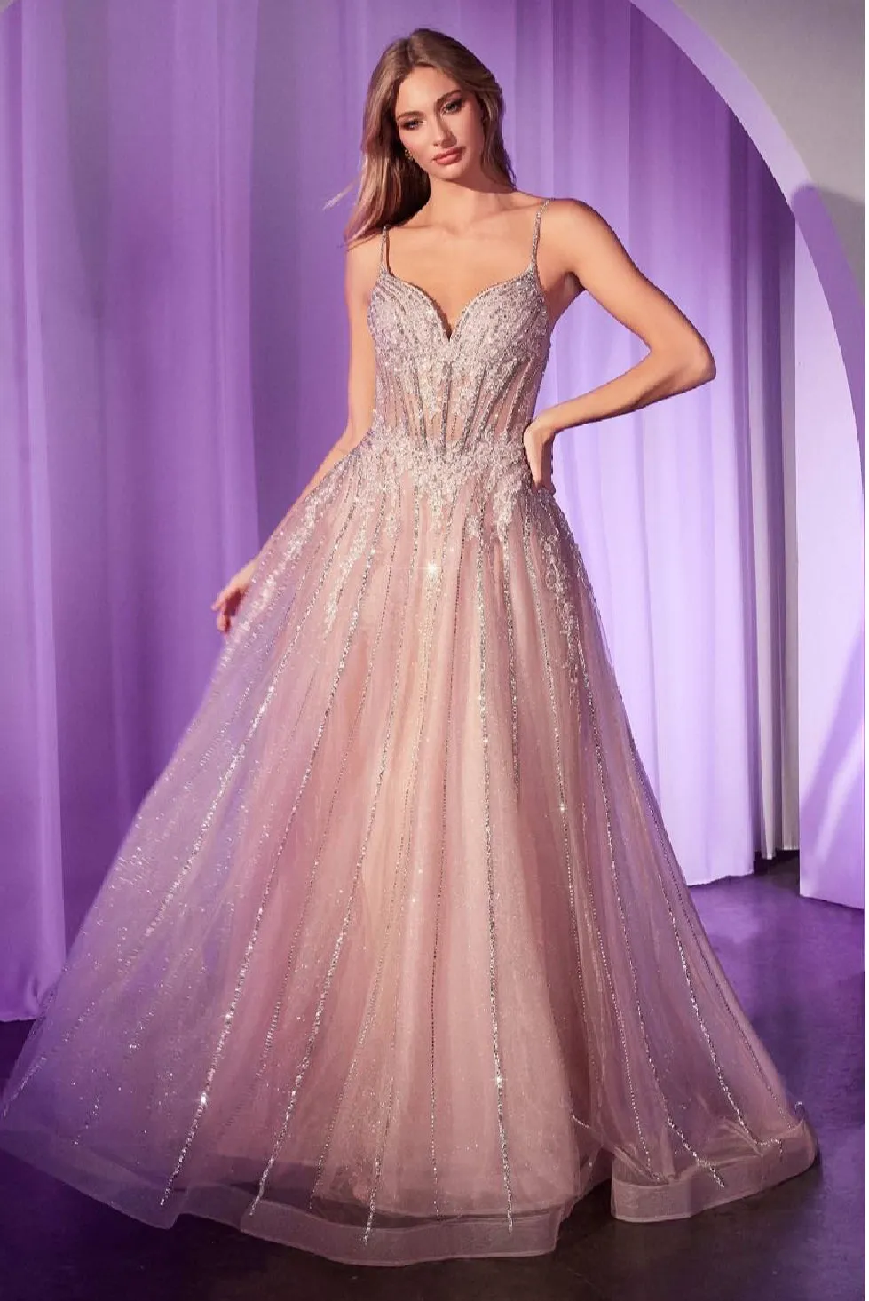 LaDivine by Cinderella Divine Evening Gown CD786