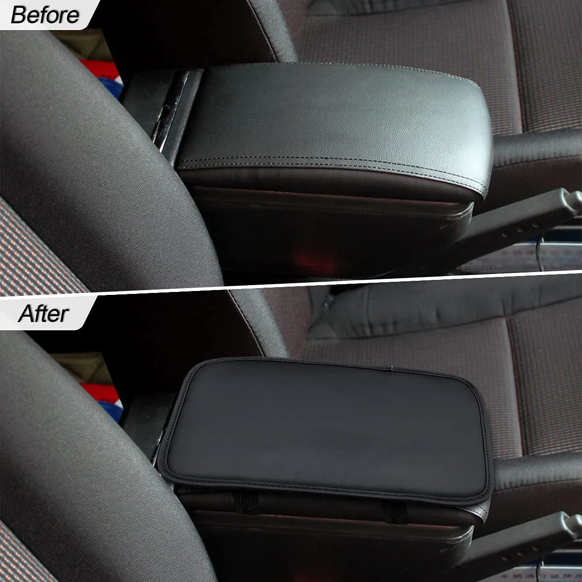 Leather Center Console Cushion Pad, Custom Fit For Your Cars, Waterproof Armrest Seat Box Cover Fit, Car Interior Protection Accessories, Car Accessories WQ13991